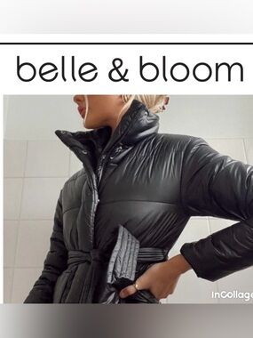 Belle & Bloom Moonrise Black Puffer Jacket